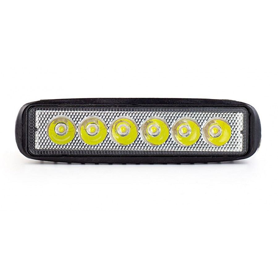 LED werklamp - 18W - 6 LED - 1680 lumen LED werklamp - 18W - 6 LED - 1680 lumen